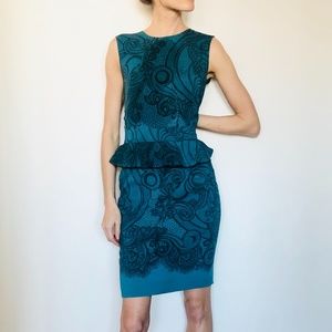 Emilio Pucci Pencil Wool Dress Sz 36/Small